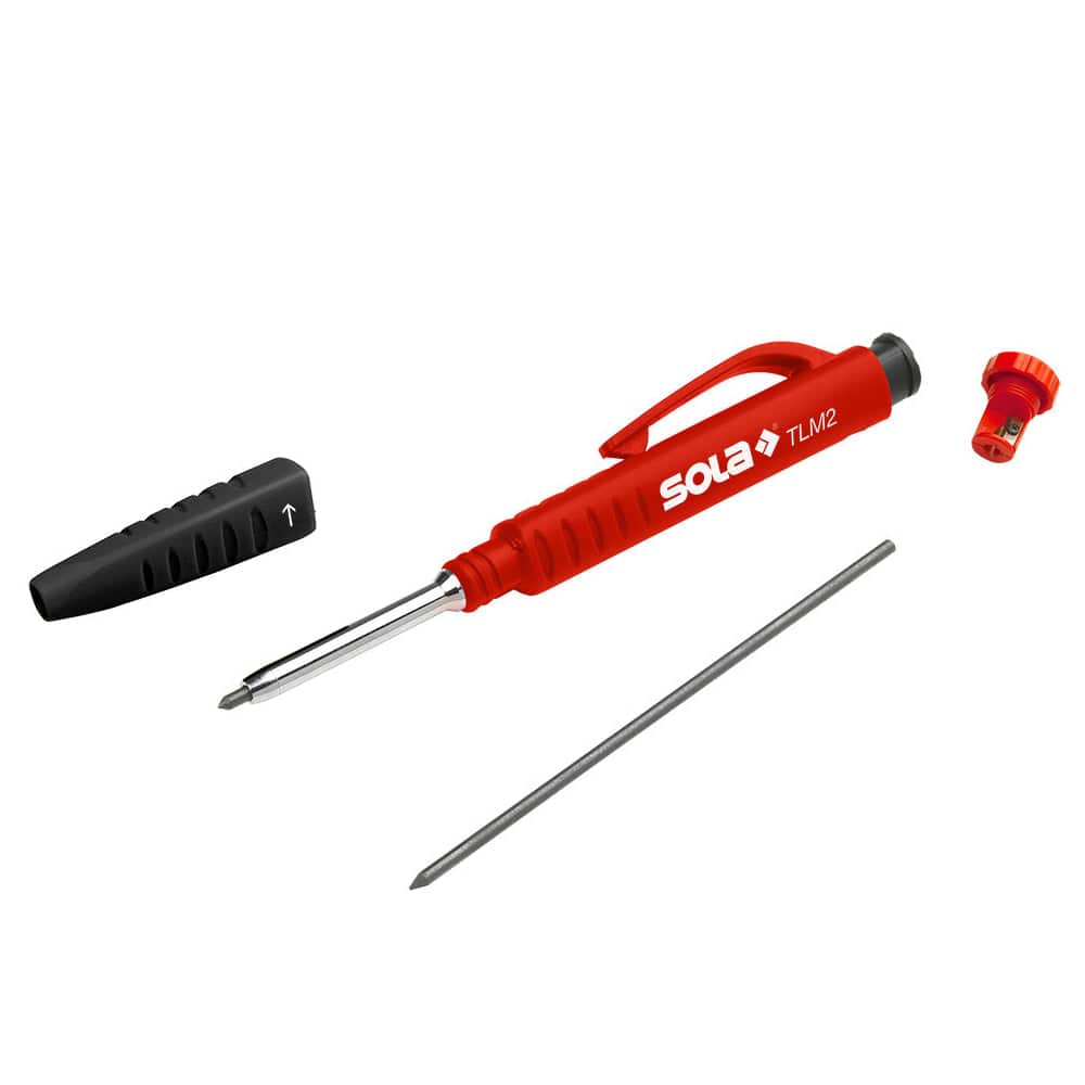 Deep Hole Marker / Pencil with Grey Lead & Sharpener TLM2 by Sola