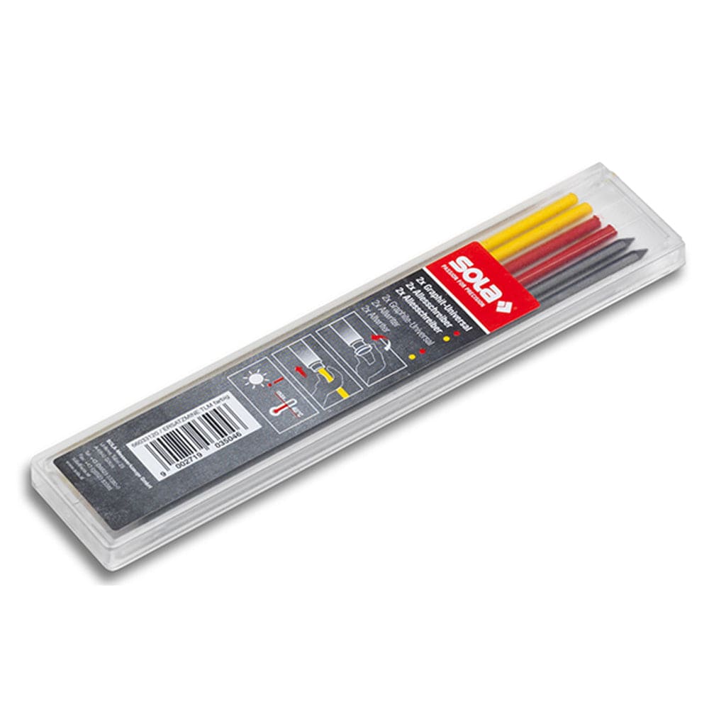 Coloured Lead Refills (6Pce) to suit TLM Deep Hole Marker TLMEMF by Sola