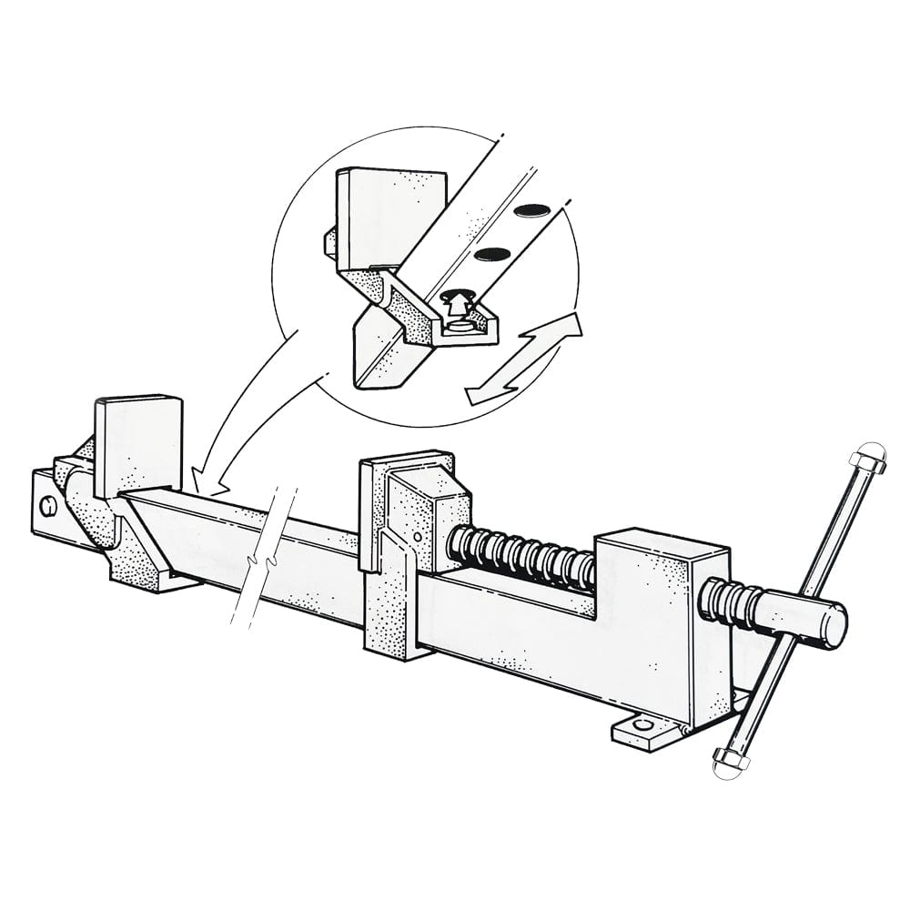 ToughCut Heavy Duty Professional ToughClamp Sash Clamp