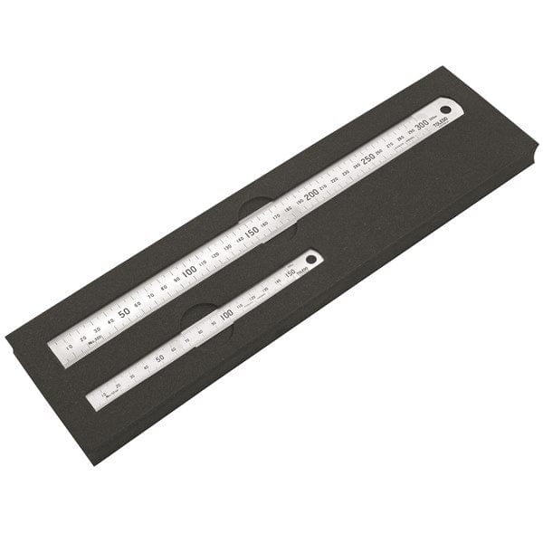 2Pce Ruler Set | 150mm (6") & 300mm (12") TRS01 By Toledo