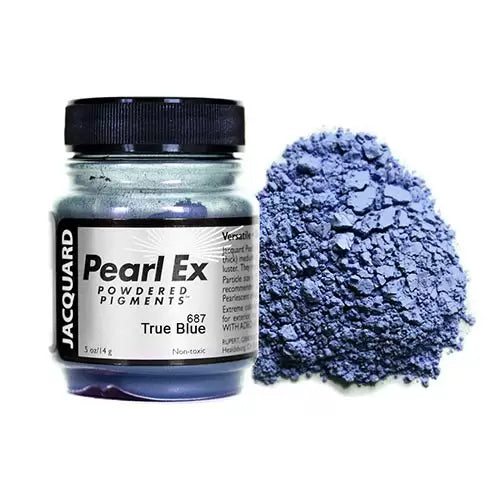 21g 'True Blue' 687 Pearl Ex Powdered Pigment by Jacquard