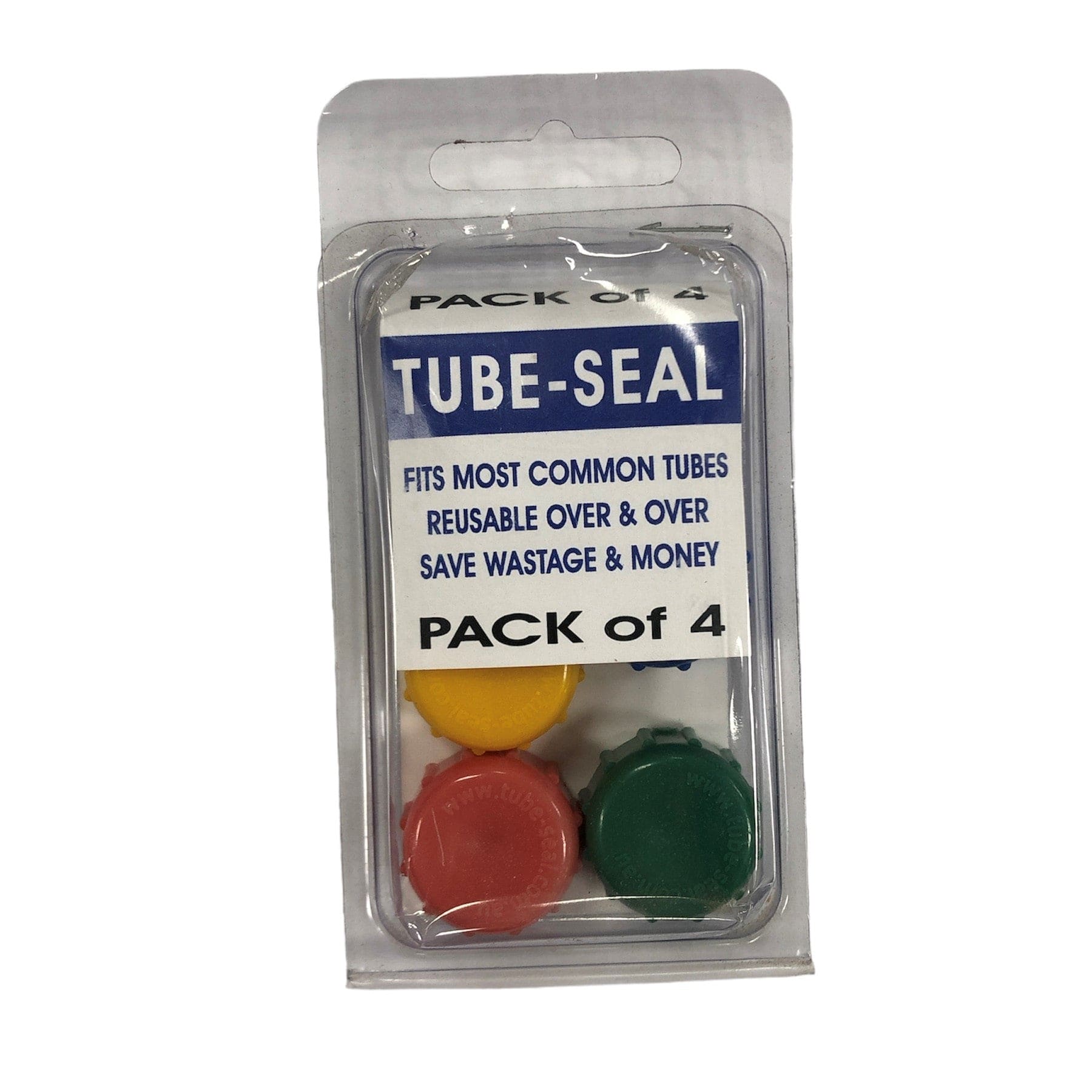 Caulking / Silicone / Adhesive Gun Tube-Seal Caps (4Pce)