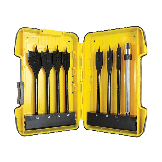 8pce Spade Bit Set with Extension Bar TS08-SET8 by Sheffield