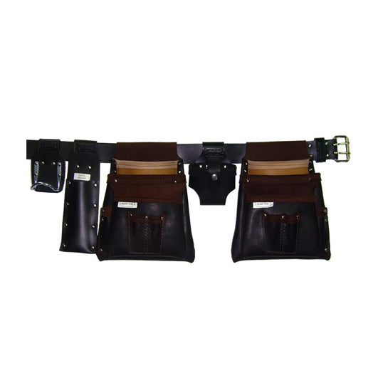 Tool Bag Double Bag 6 Pouch Leather Ultimate 100 Deluxe