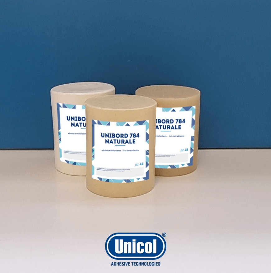 Unicol EVA Hot Melt Adhesive Cartridge Slugs Unibord 784 | Box of 24