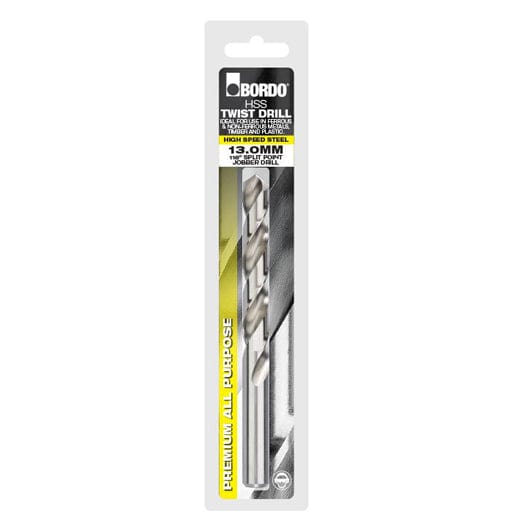 2mm HSS Drill Bit Long Series Carded 2501-2.00S by Bordo