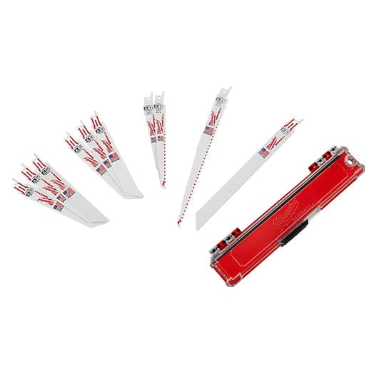 10Pce Thin Kerf Kit Blade Recipro (Sawzall) 49222211 By Milwaukee