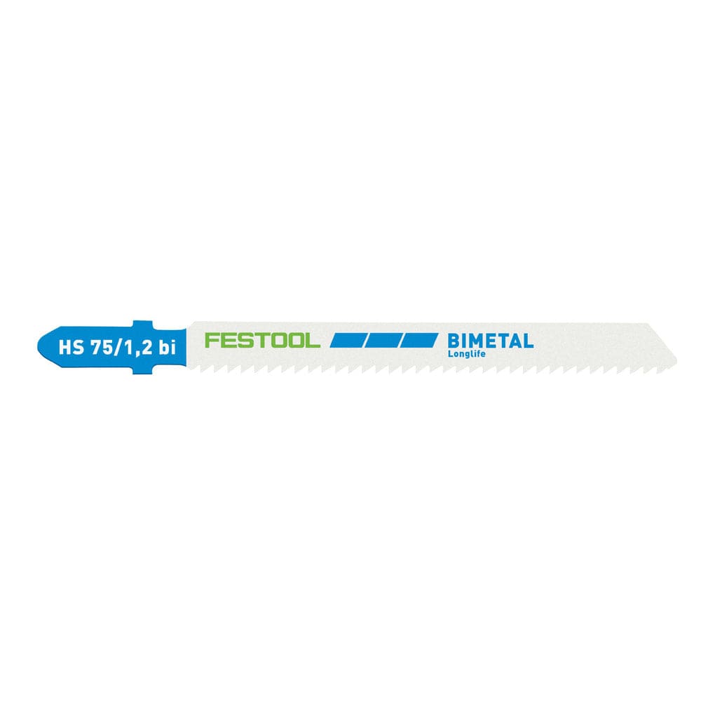 Festool 75mm x 1.2mm Jigsaw Blade (5Pce) 204270