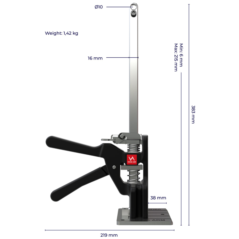 Viking Arm® Hand Held (One-Handed Assembly Tool) Jack Clamp