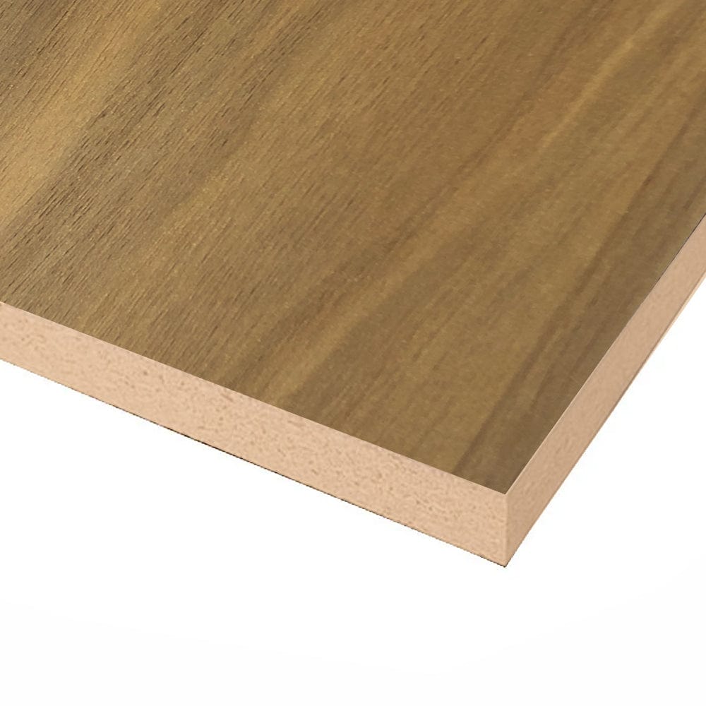 Tough Board Faux Walnut Melamine / MDF 2 Sided 2440mm x 1220mm x 16mm Ancona Board JACR1050