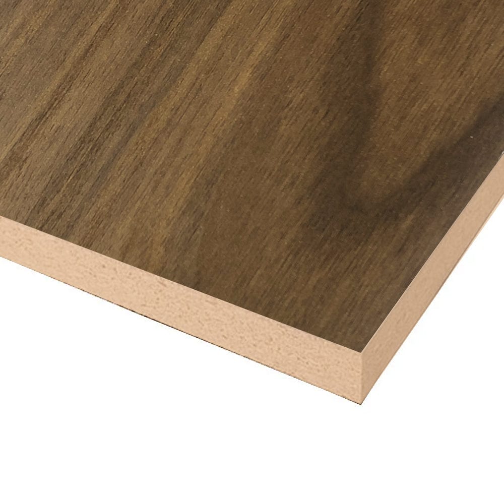 Tough Board Faux Walnut Melamine / MDF 2 Sided 2440mm x 1220mm x 16mm Ancona JACR1051