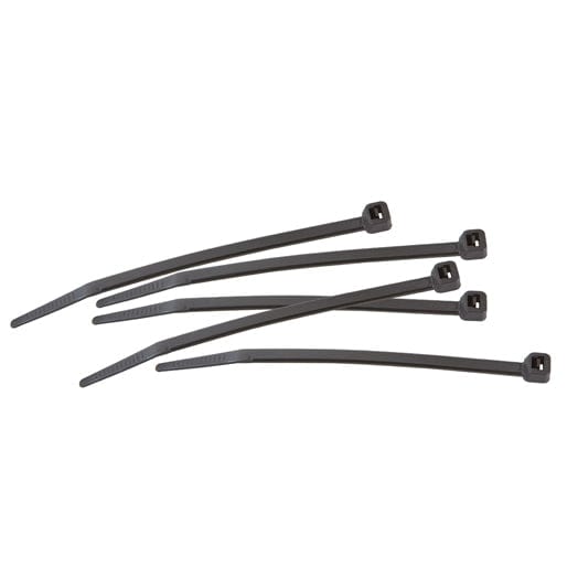 10Pce 530mm x 7.6mm Black Cable Tie Pack WB22100HD by Crescent