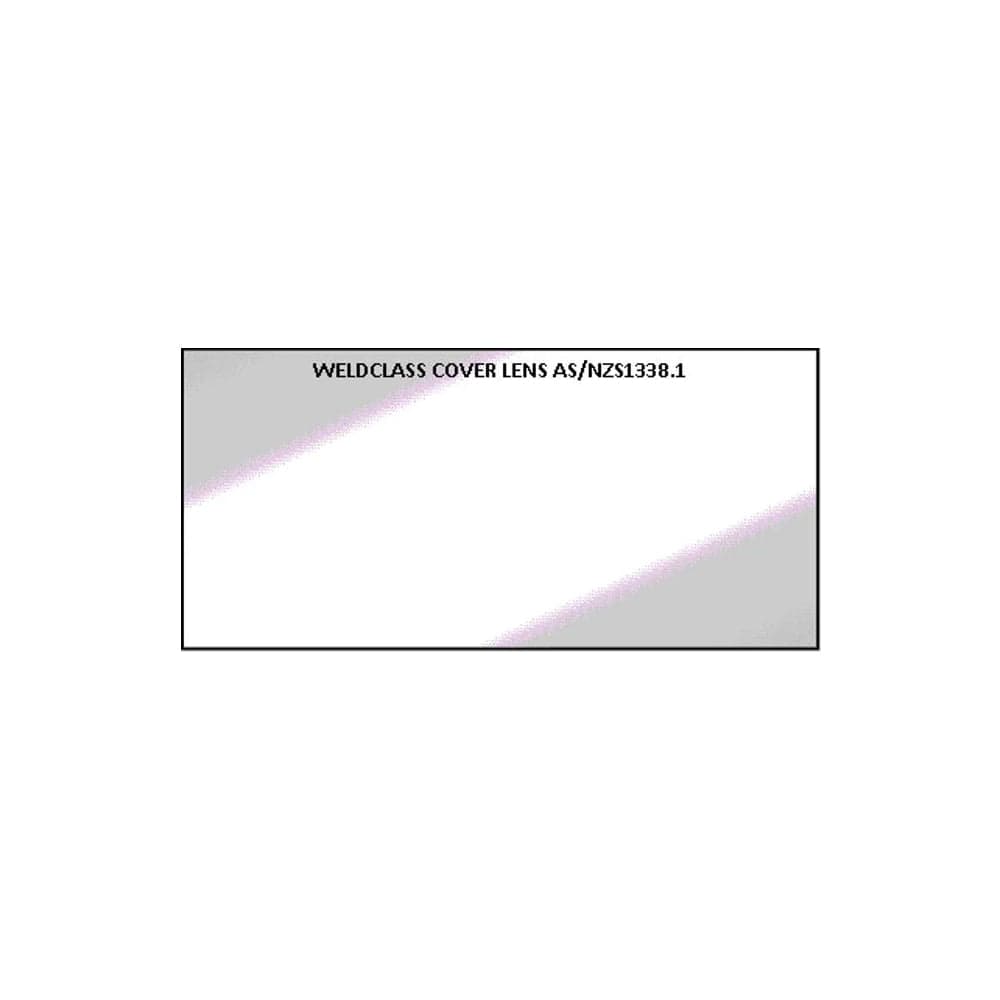 108mm x 51mm Spatter Resistant (CR39) Clear Lens suit Std Flip Front Welding Helmets WC-01636 by Weldclass