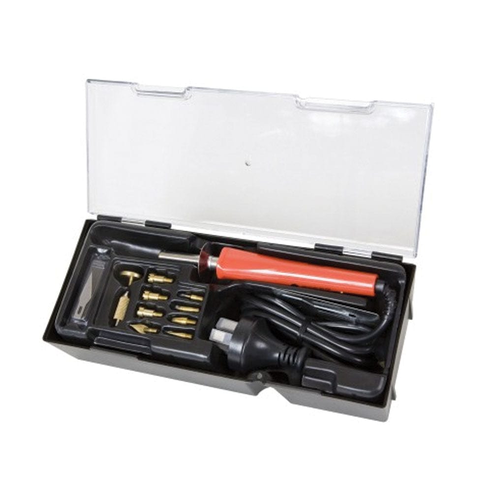 30W Wood Burning Hobby Soldering Iron 15Pce Set WHK30AU by Weller
