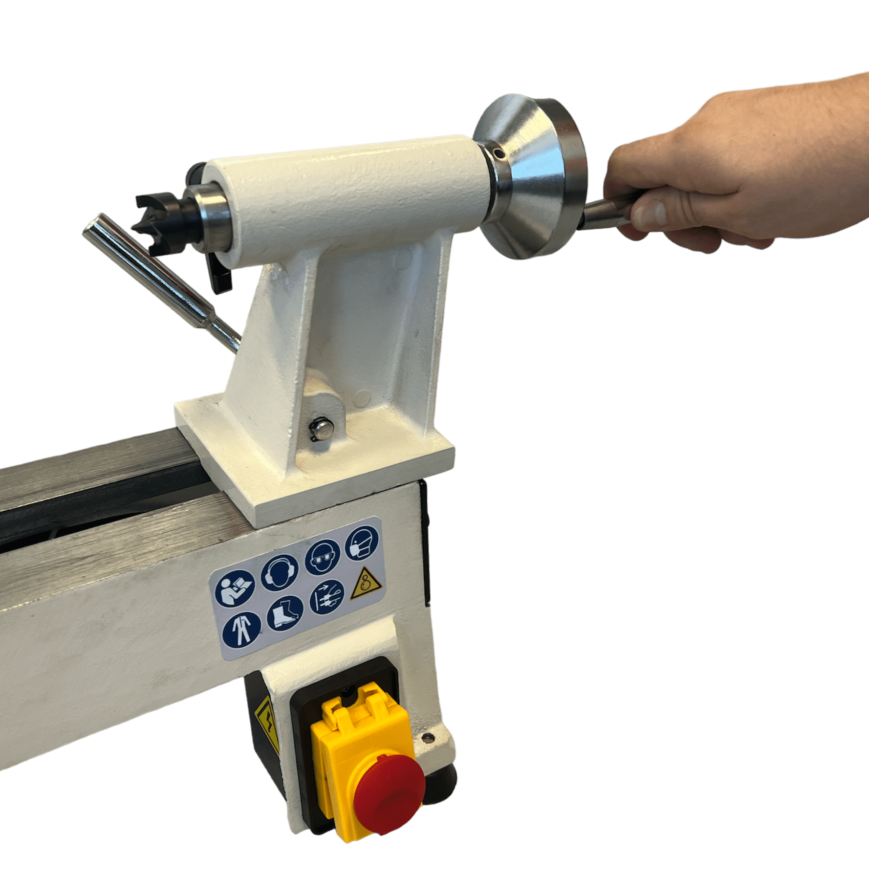 Oltre 254mm (10") Swing x 460mm (18") Between Centres Woodturning Mini-Midi Economy Bench Lathe 0.5HP 240V OT-WL460-10