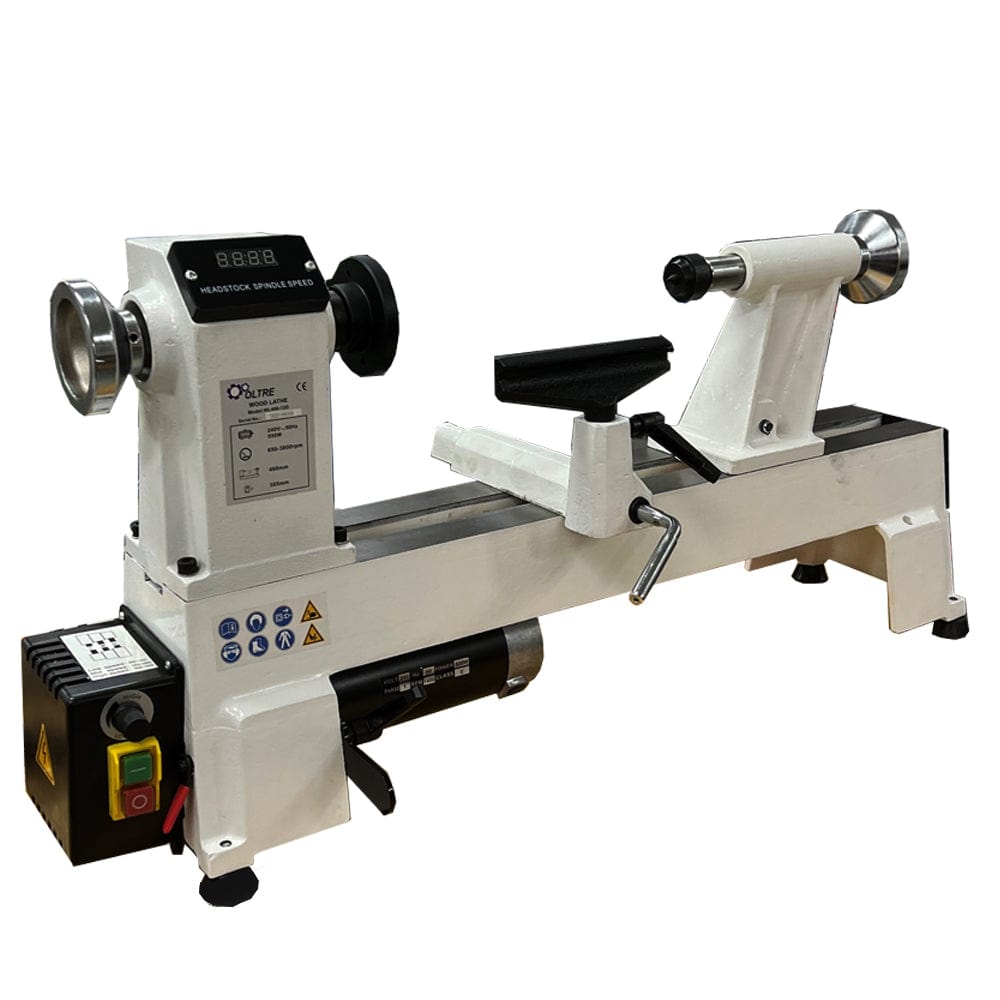 Oltre 305mm (12") Swing x 460mm (18") Between Centres Woodturning Midi Economy Bench Lathe with Variable Speed 0.75HP 240V WL460-12D