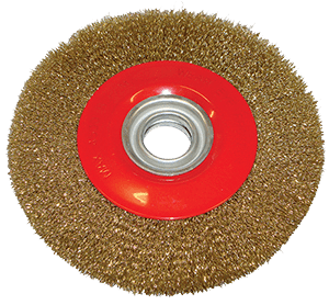 250mm x 25mm Wire Wheel To Suit Bench Grinder WW10 by Linishall