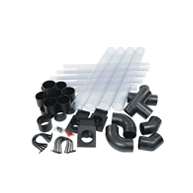 Oltre 100mm (4") 42Pce Wall Mounted Dust Collector Hose & Accessory Starter Kit YW2000