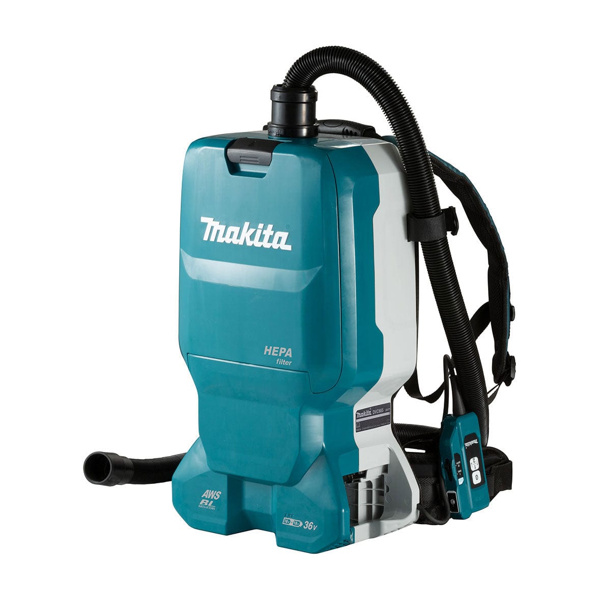 36V (18V x 2) Brushless 6L (Tool Only) AWS Backpack Vacuum DVC665ZXU By Makita