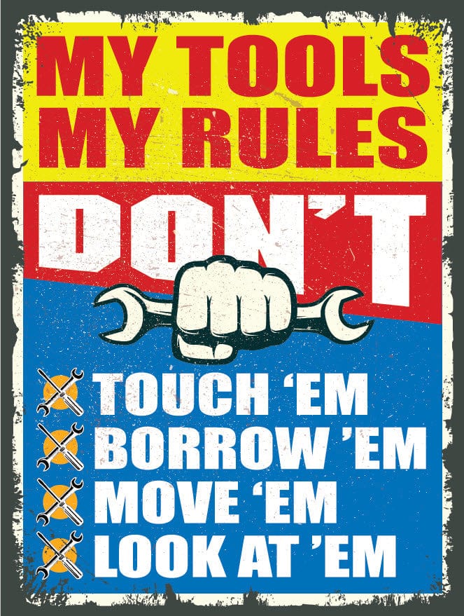 Metal Novelty Sign 300x400mm