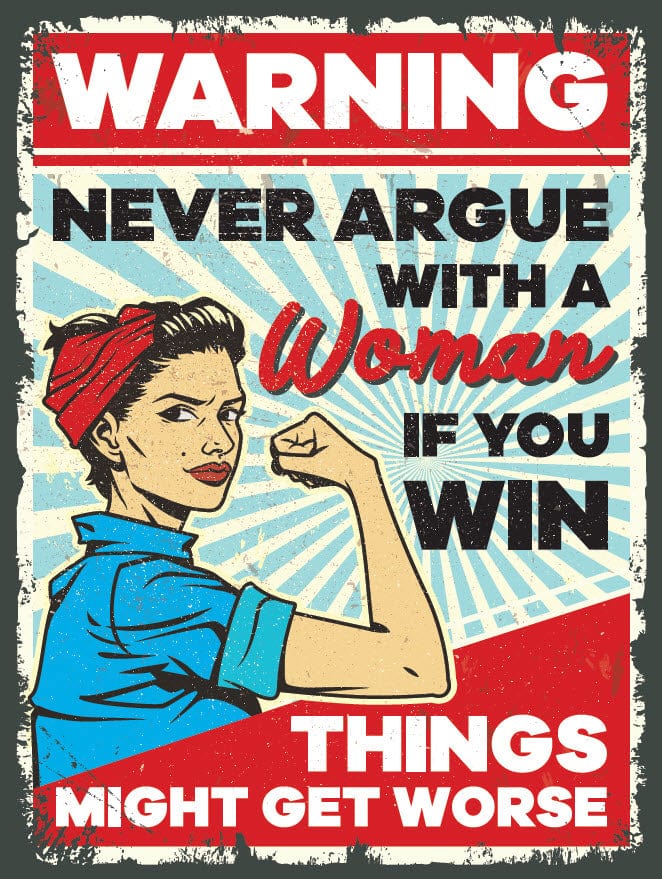 Metal Novelty Sign 300x400mm