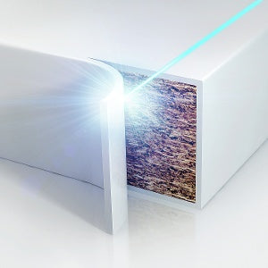 100m Solid Colour Laser Fusion Edging Magic Silver 23 x 1.2mm by Rehau