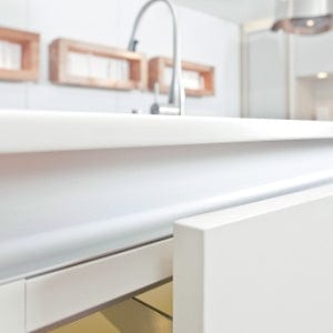 100m Solid Colour Laser Fusion Edging Magic Silver 23 x 1.2mm by Rehau