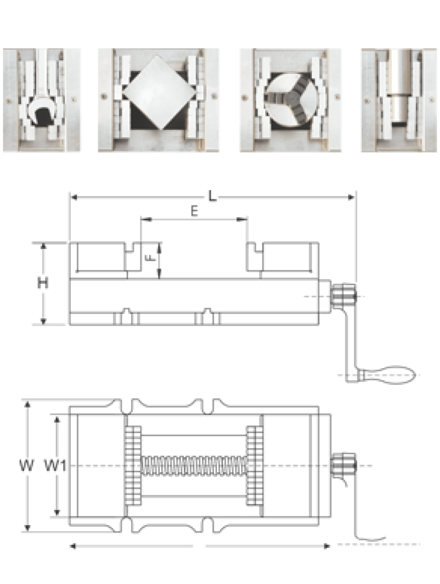 Soba Magic Machinery Vice 125mm (5") 110045