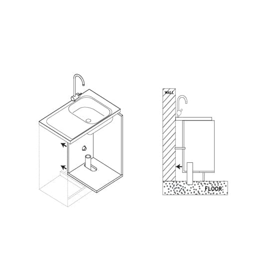 69mm Blank Plastic Cover Plate BF70