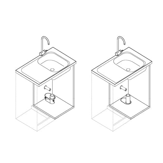 Plastic Cover Plate with 57mm Hole to suit 50mm DMV Waste Access SP50