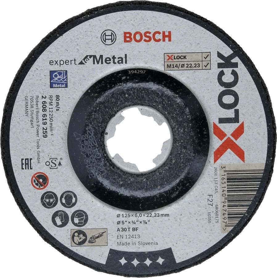 Bosch X-Lock Expert Pro Metal Bonded Grinding Discs 2608619259
