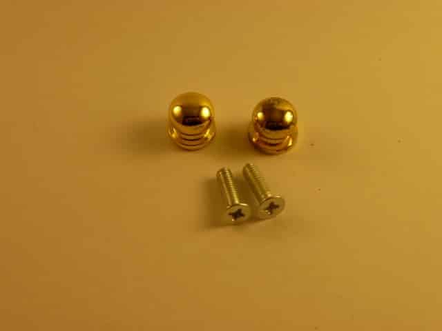 Furniture Knob Brass Plated 4mm (2Pce) BK01