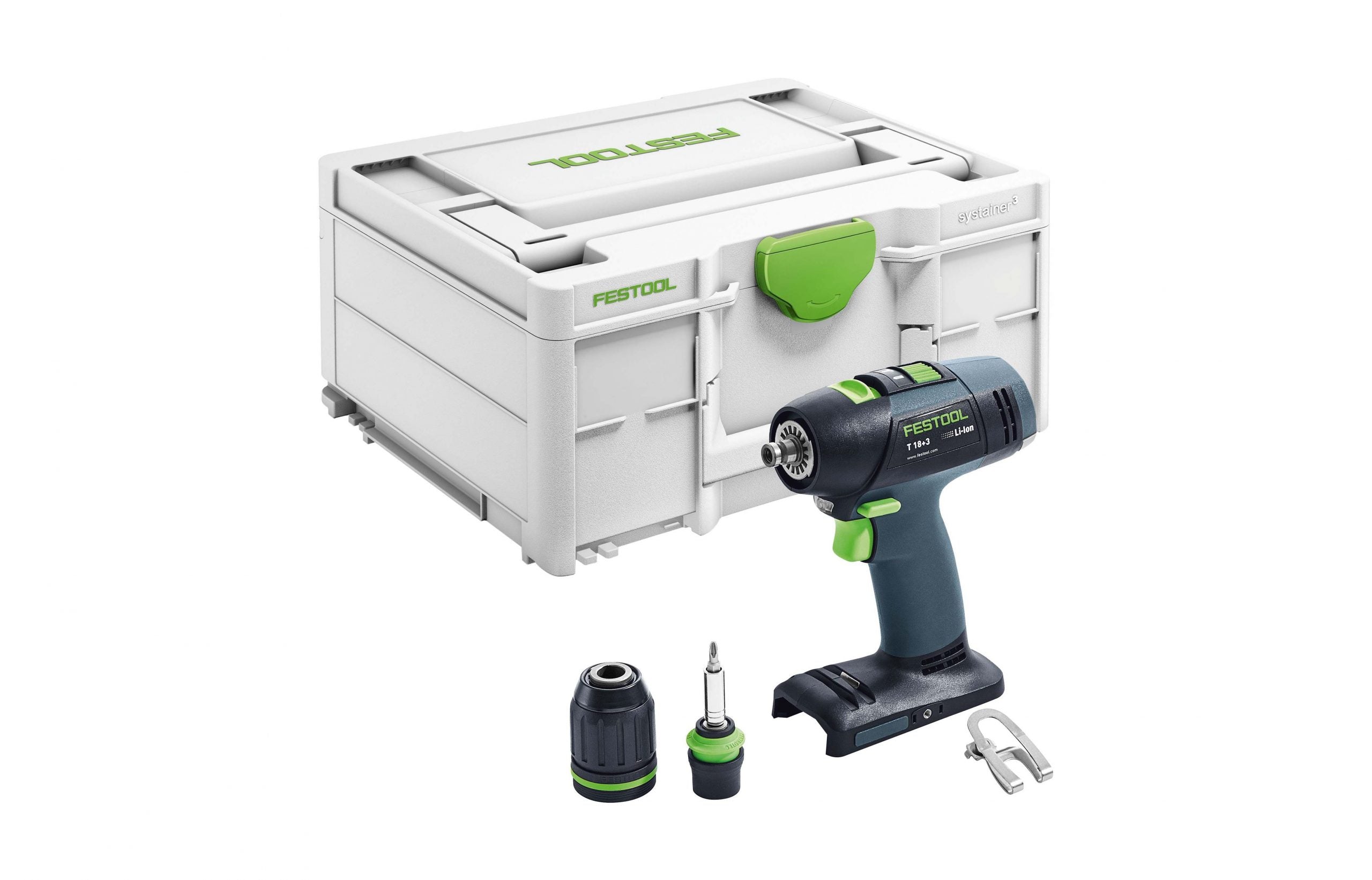 18V T Cordless 2 Speed Drill Basic in Systainer 576448 by Festool