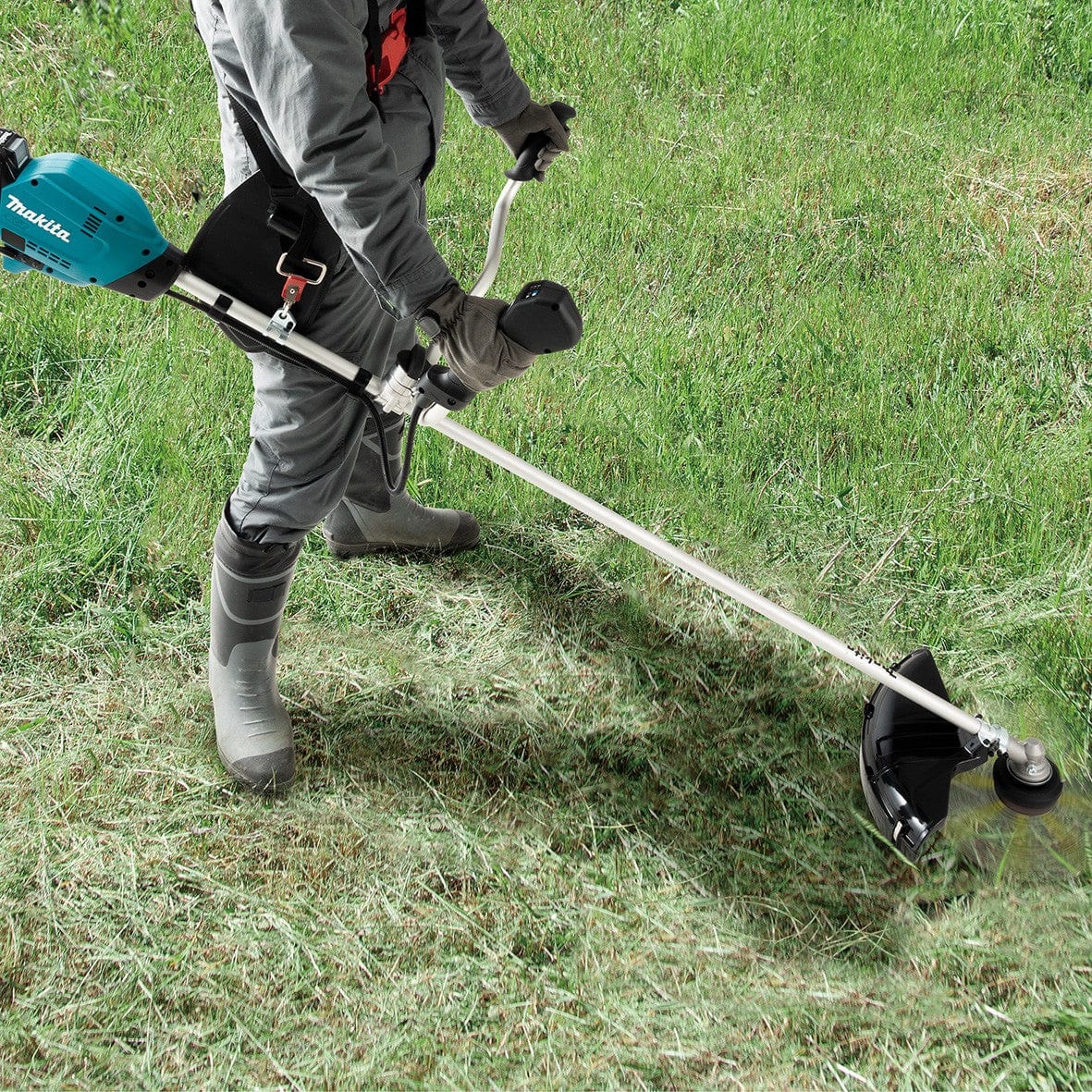 40V Max Brushless U-Handle Line Trimmer Kit UR006GT102 by Makita