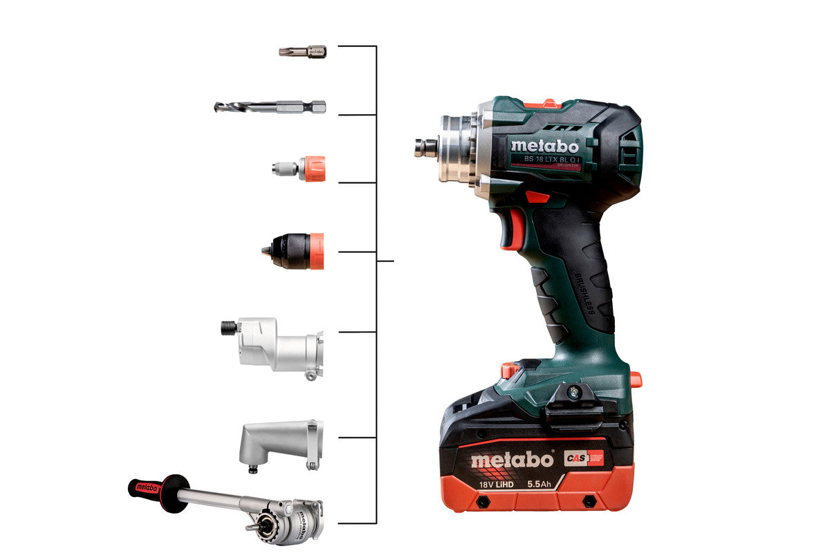 18V Brushless LTX Class Drill/Screwdriver with Quick Change - 602359850 by Metabo