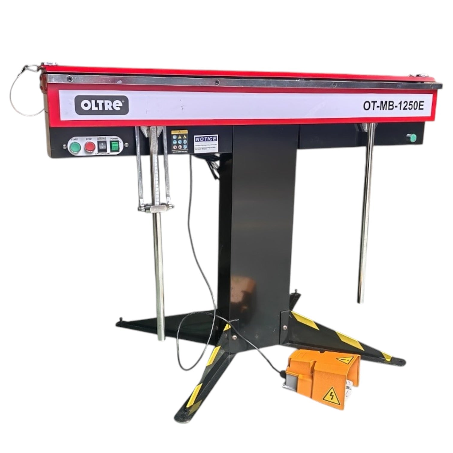 1250mm Magnetic Sheet Metal Bender 240V 1250E by Oltre X JDC Bend