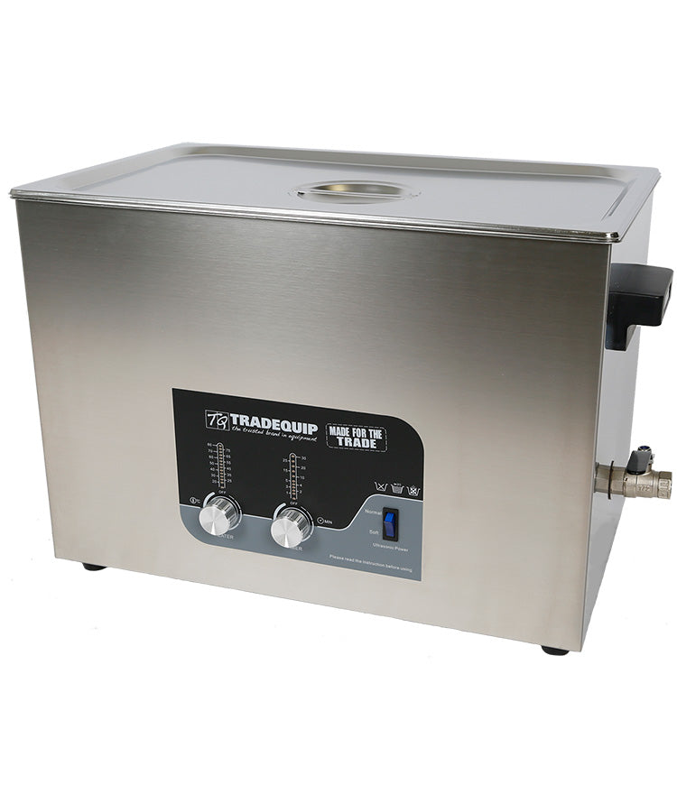 27L Ultrasonic Parts Cleaner 1038T by TradeQuip Professional