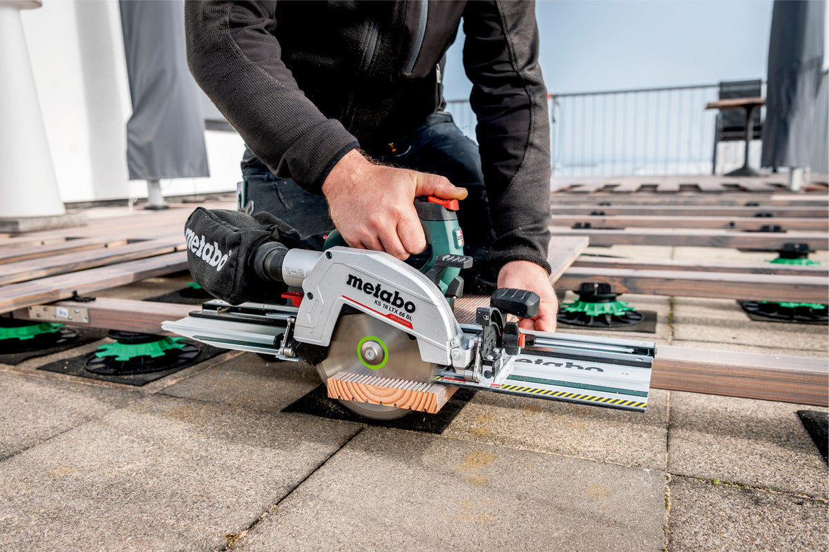 18V 165mm Brushless Circular Saw Bare (Tool Only) KS 18 LTX 66 BL (611866850) by Metabo