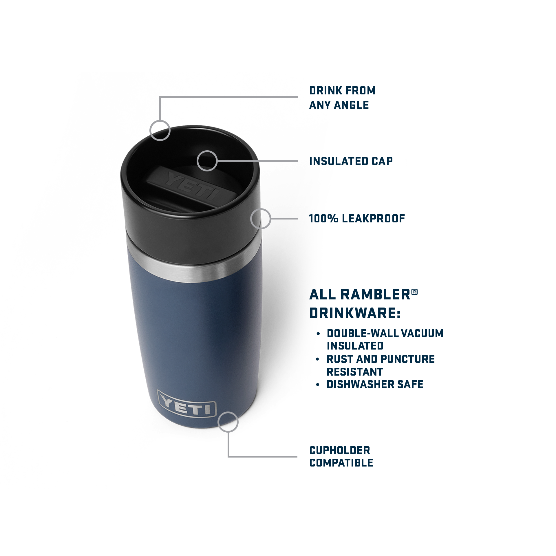 YETI Rambler® 12 oz (354 ml) Travel Bottle 21071502303
