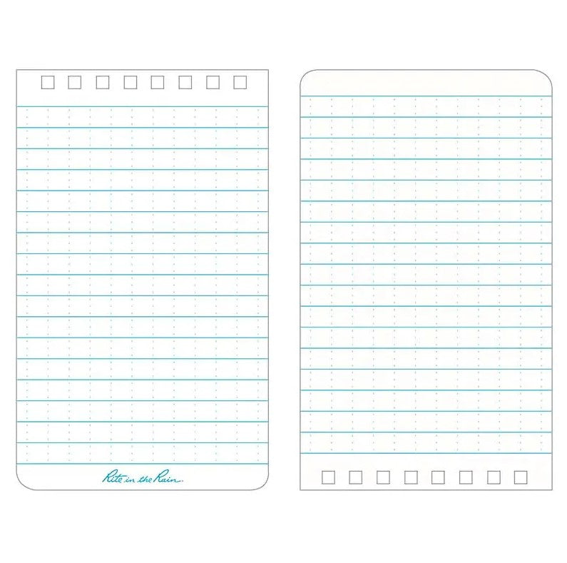 Rite in the Rain All Weather (Weatherproof) Universal Pattern Top Spiral Notebook 3" x 5"