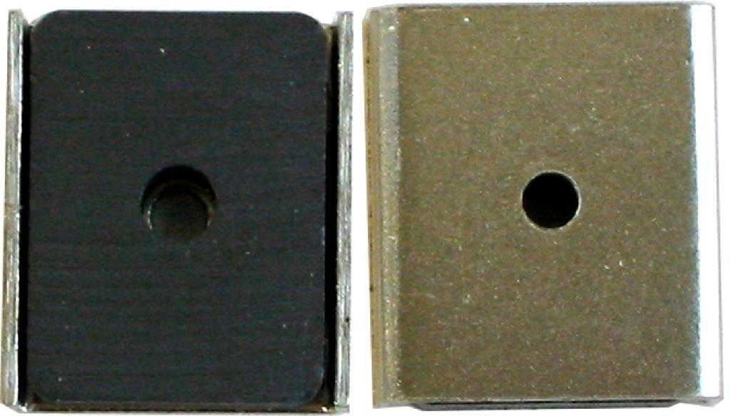 Medalist 2pce 22 x 25mm Magnet Square 1421