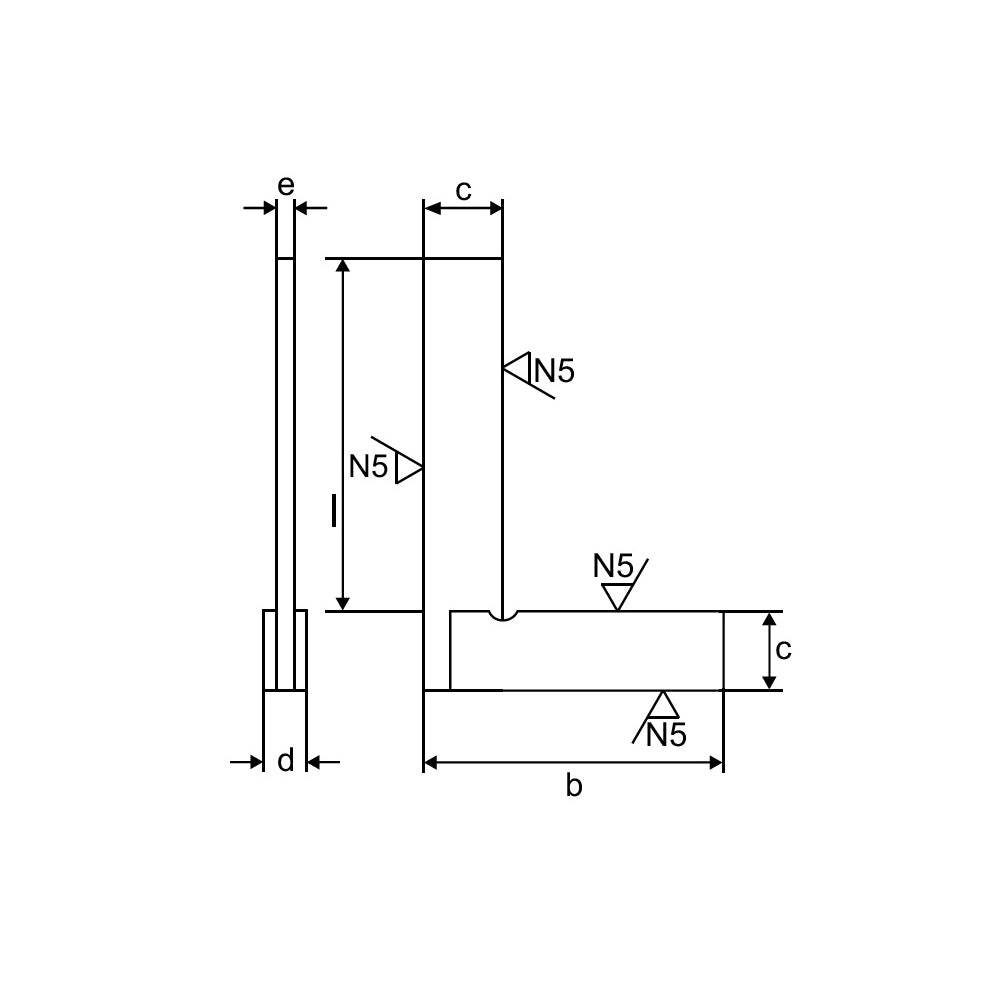 Soba Precision Square 125mm (5") 150614