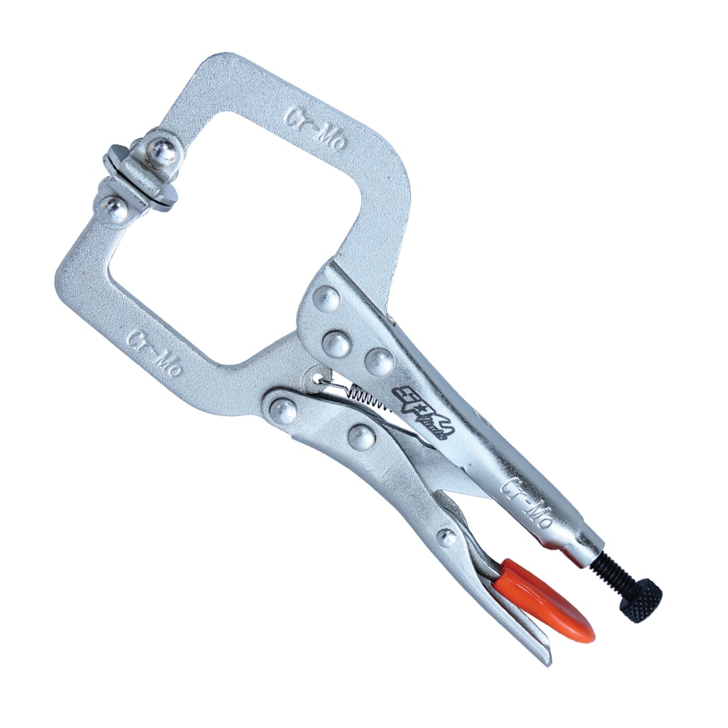 C-Clamp Locking Pliers Swivel Pad by SP Tools