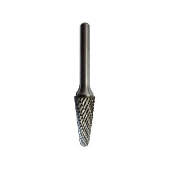 Carbide Burr (Ball Nosed Tree),1/4" Shank, Double Cut by Garryson