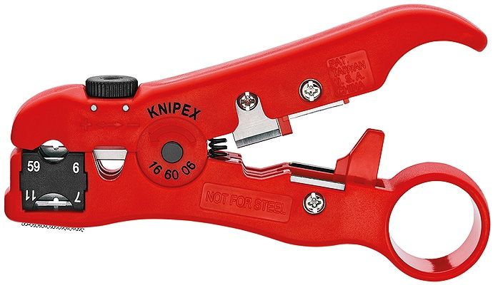 Stripping Tool Coax Cables 166006 by Knipex