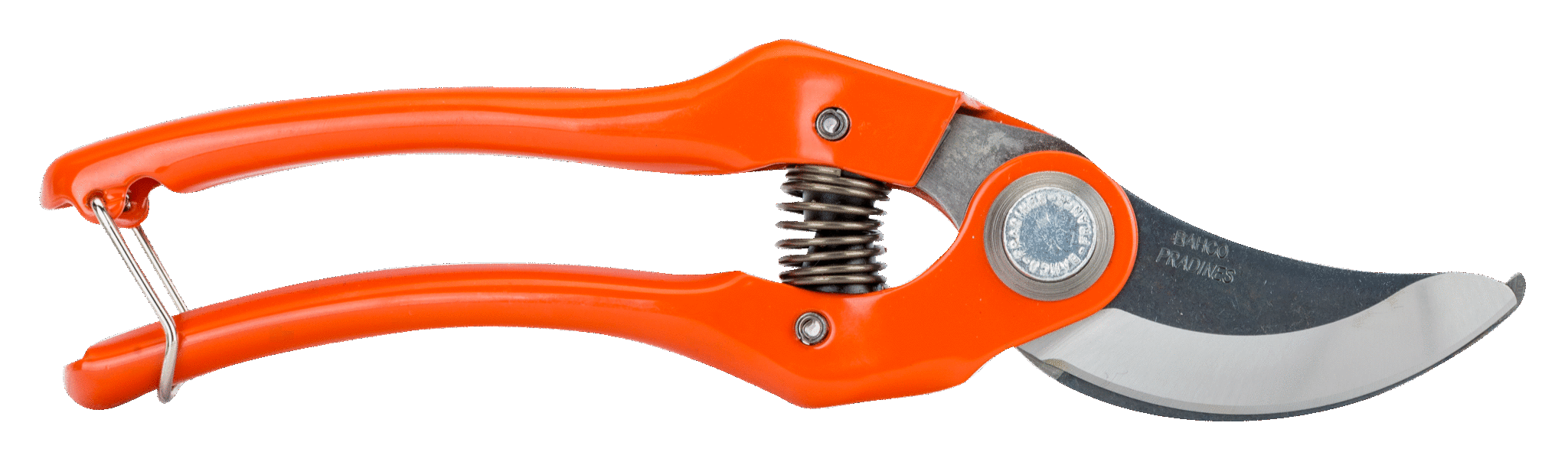 Bypass Secateurs with Stamped/Pressed Steel Handle & Angled Cutting Head - P121-20-F by Bahco