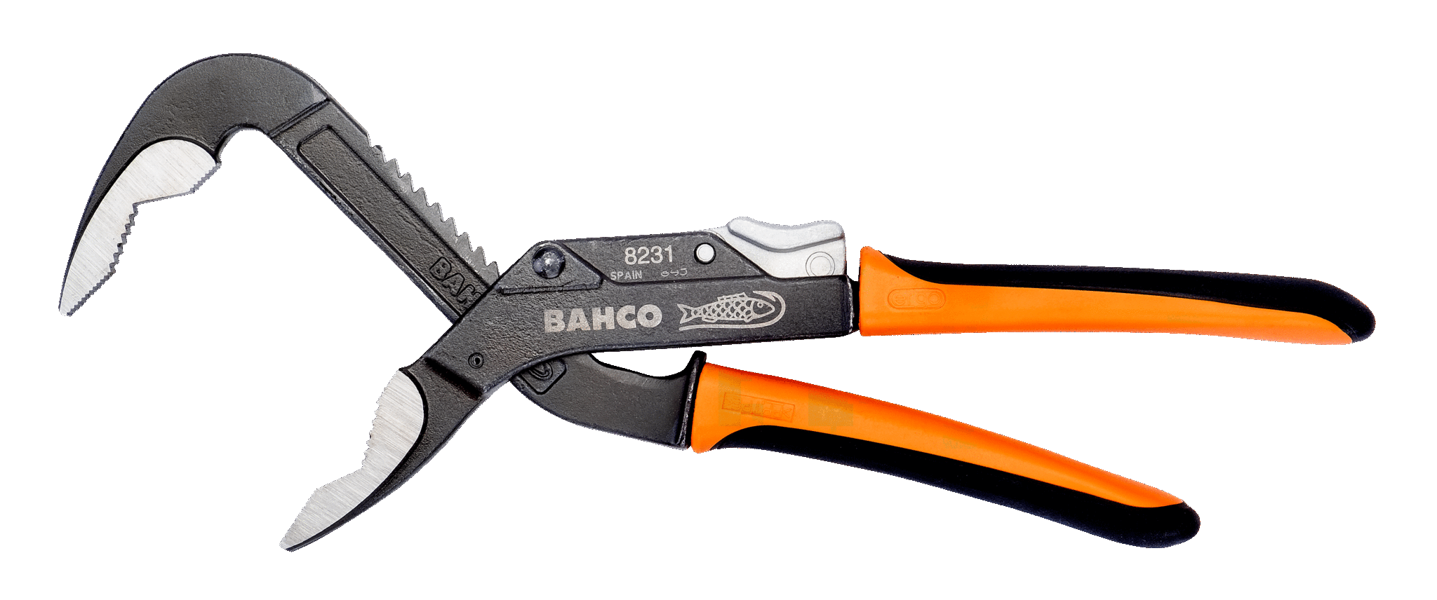 ERGO™ Extra Wide Jaw Slip Joint Water Pump Pliers with Dual-Component Handles and Phosphate finish - 8231 by Bahco