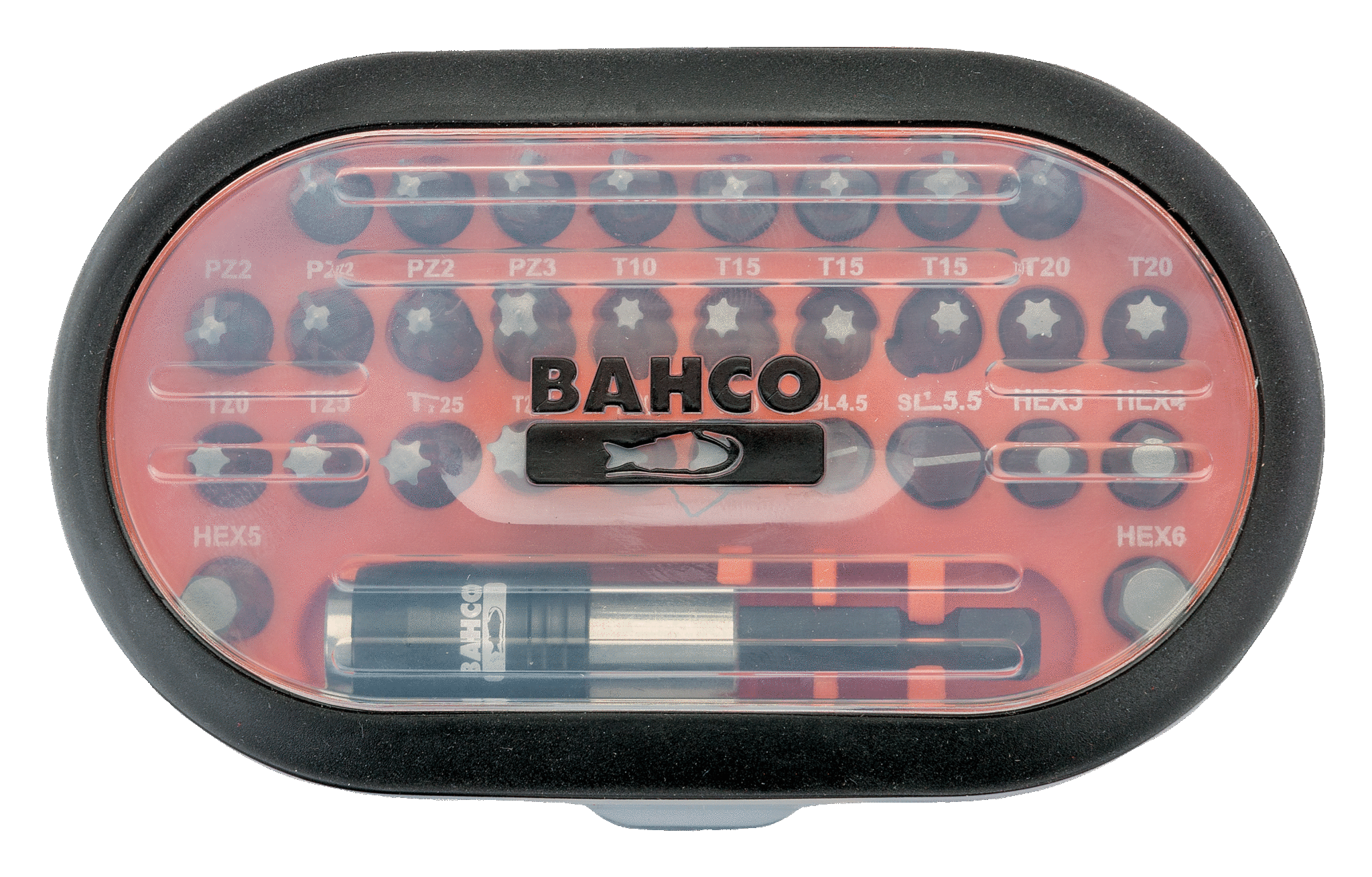 1/4" Torsion Bit Set for Slotted/Phillips/Pozidriv/TORX®/Hex head screws 31 Pcs - 60T/31 by Bahco