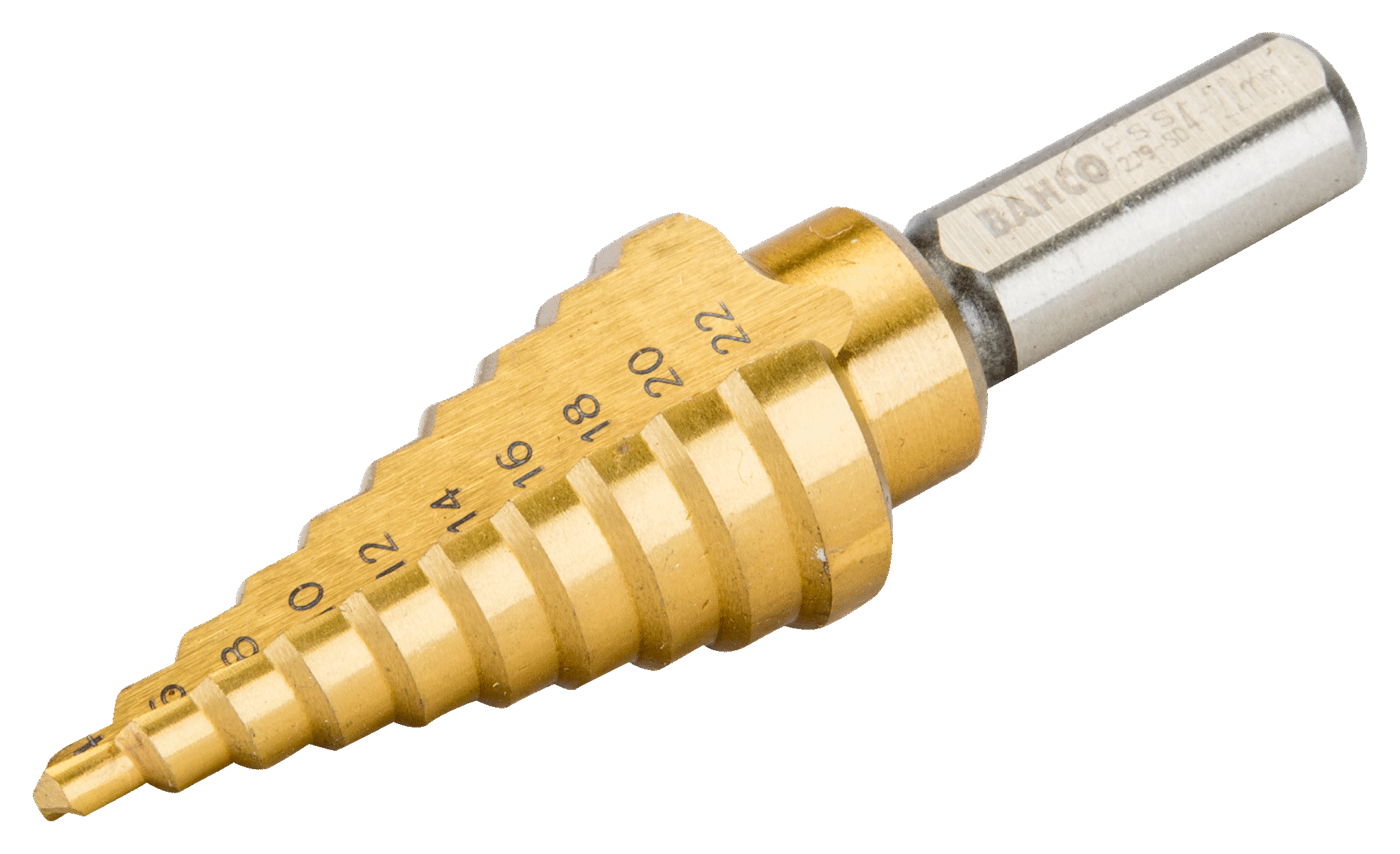 Bahco 4-22mm Stepped Drill Bit suit Metal Sheet (10 Step) 229-SD
