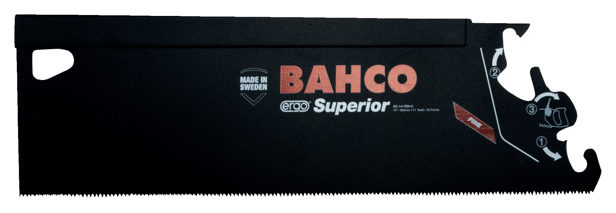 Superior™ Tenon Sawblades with ERGO™ EX Handles - EX-14-TEN-C by Bahco